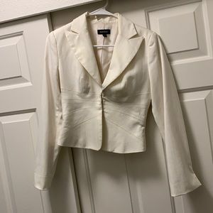 White bebe Blazer